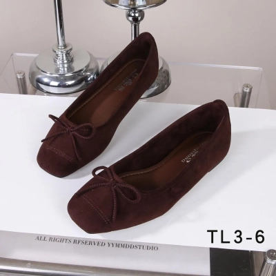 Балетки женские G&S искусственная замша шоколадные TL3-6 Балетки женские G&S искусственная замша шоколадные TL3-6