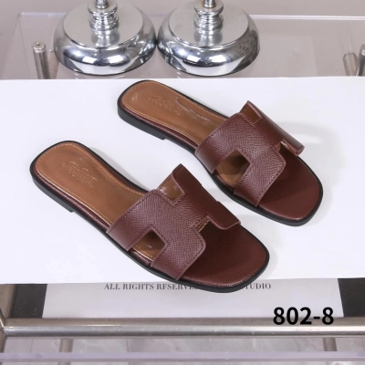 Шлепанцы женские G&S искусственная кожа шоколадные 802-8