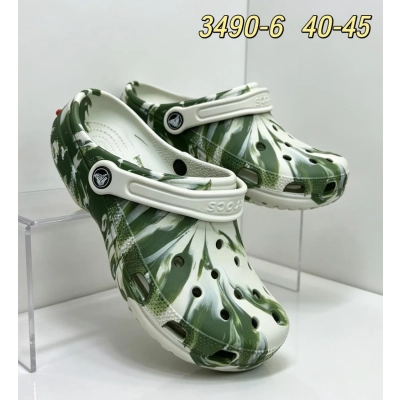 Сабо мужские резиновые на лето зеленые 3490-6