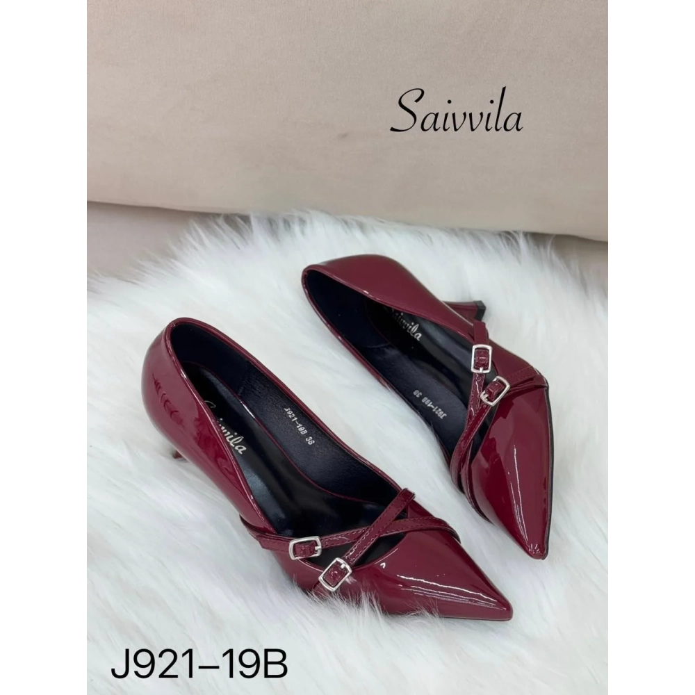 Туфли женские Saivvila искусственная лак кожа бордовые J921-19B — Sneakers — веб-сайт оптовых производителей Туфли женские Saivvila искусственная лак кожа бордовые J921-19B