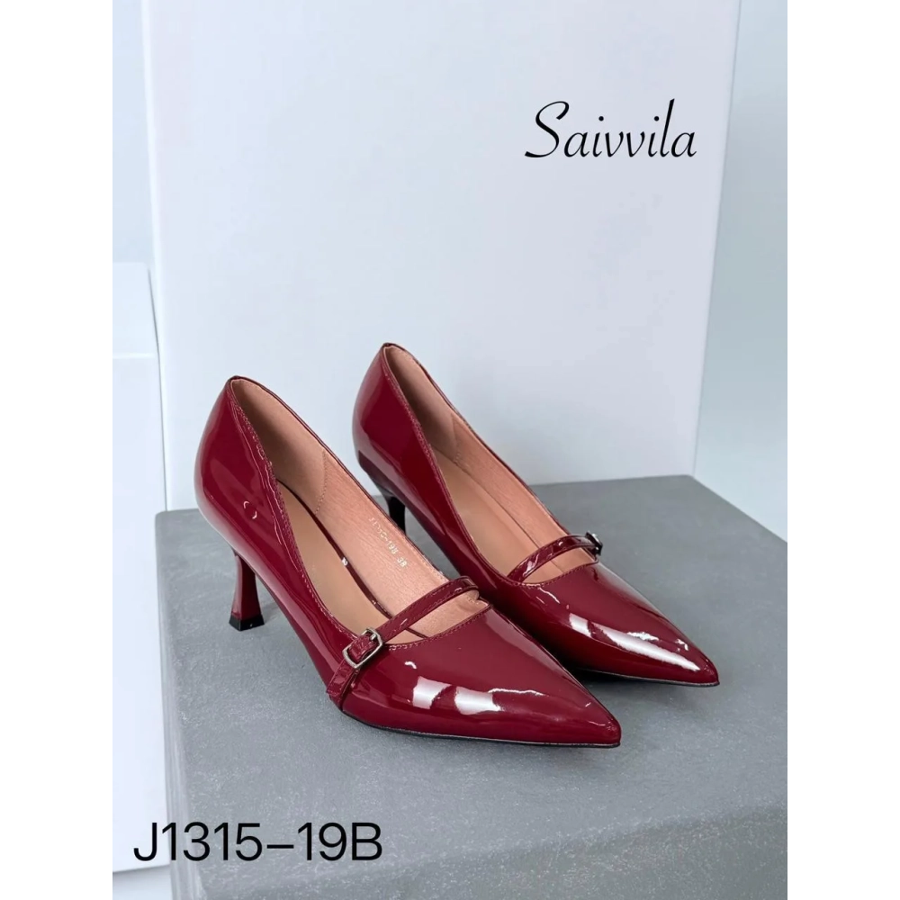 Туфли женские Saivvila искусственная лак кожа бордовые J1315-19B — Sneakers — веб-сайт оптовых производителей Туфли женские Saivvila искусственная лак кожа бордовые J1315-19B