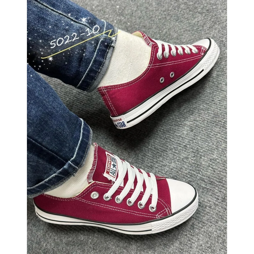 Кеды женские МАРС текстиль бордовые 5022-10 — Sneakers — веб-сайт оптовых производителей Кеды женские МАРС текстиль бордовые 5022-10