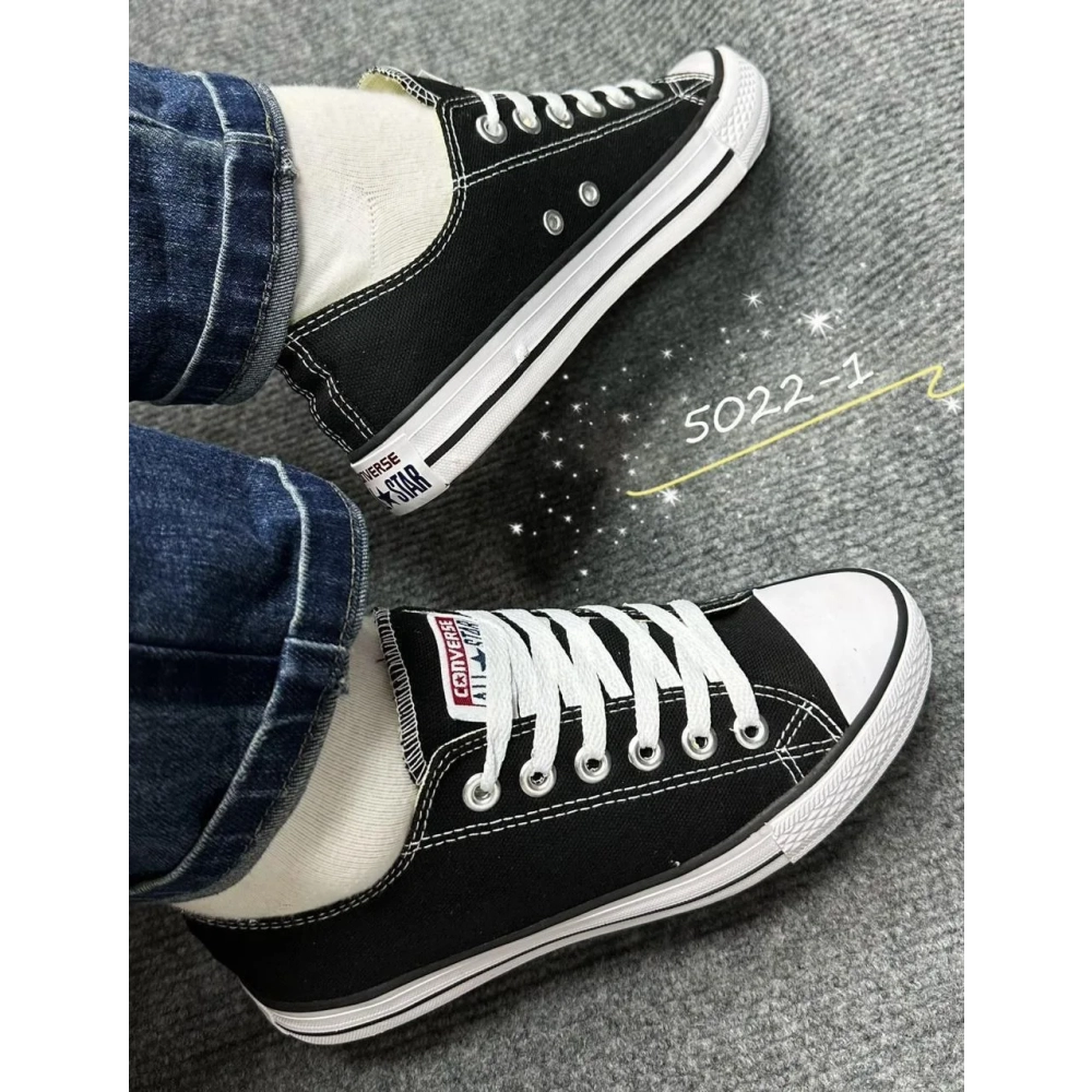 Кеды женские МАРС текстиль черные 5022-1 — Sneakers — веб-сайт оптовых производителей Кеды женские МАРС текстиль черные 5022-1