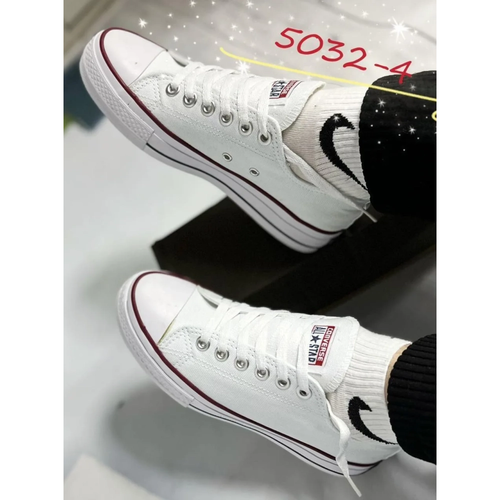 Кеды женские МАРС текстиль белые 5032-4 — Sneakers — веб-сайт оптовых производителей Кеды женские МАРС текстиль белые 5032-4